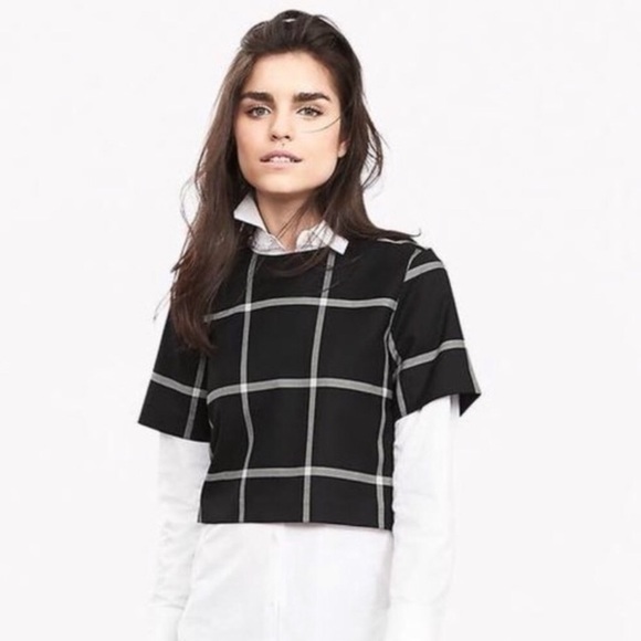 Banana Republic Tops - 🎉HP🎉 Banana Republic Windowpane Top
